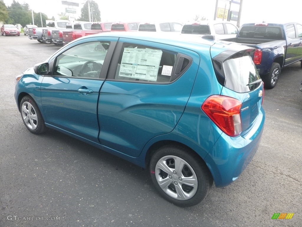 2019 Spark LS - Caribbean Blue Metallic / Jet Black photo #6
