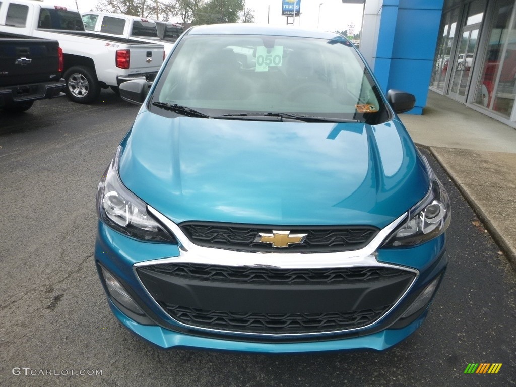 2019 Spark LS - Caribbean Blue Metallic / Jet Black photo #9