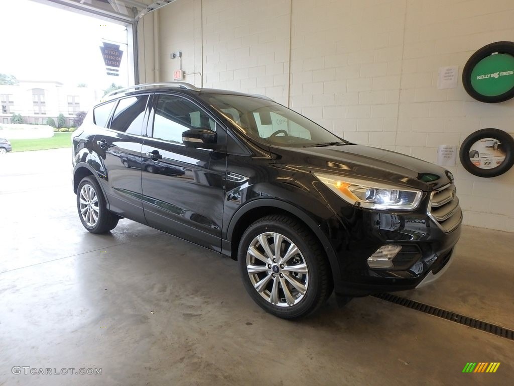 2018 Escape Titanium 4WD - Shadow Black / Charcoal Black photo #1