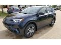 2018 Galactic Aqua Mica Toyota RAV4 LE  photo #1