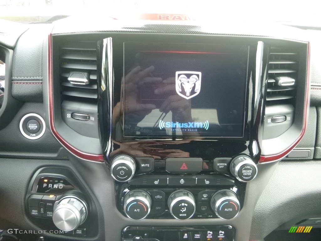 2019 1500 Rebel Crew Cab 4x4 - Bright White / Black/Red photo #16