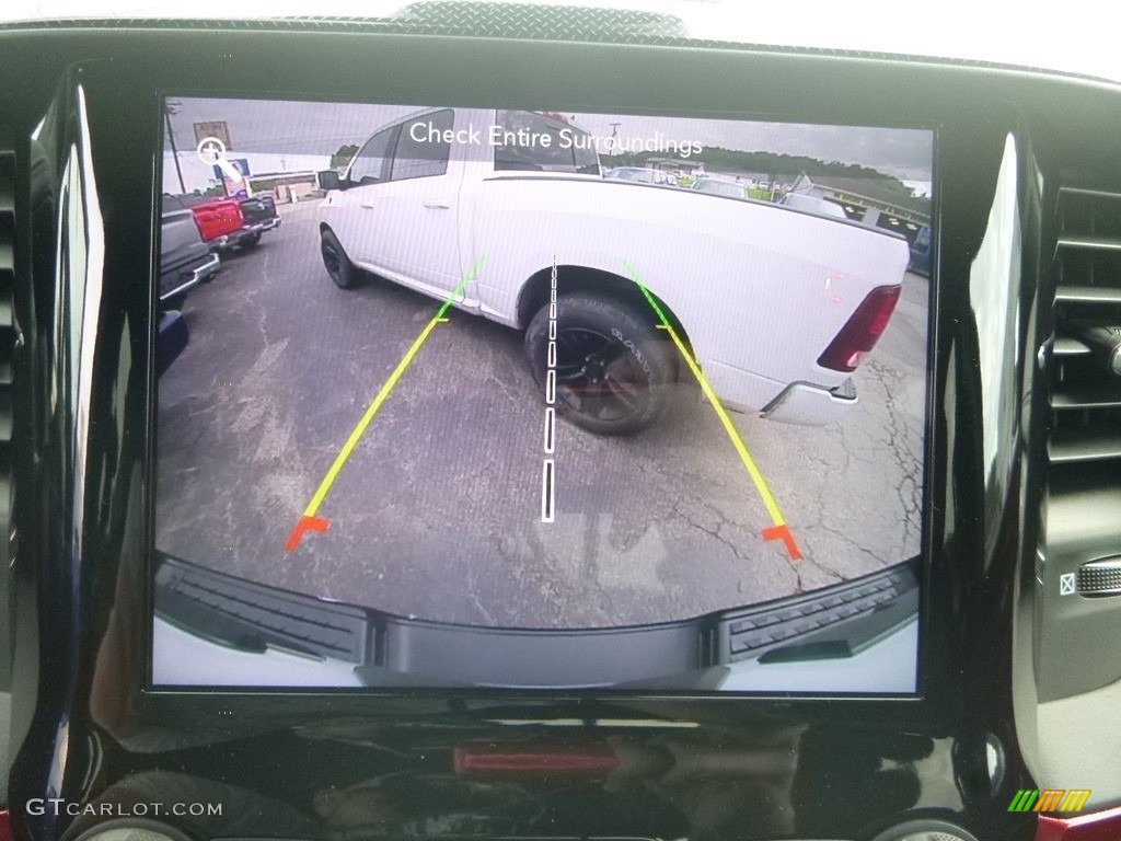 2019 1500 Rebel Crew Cab 4x4 - Bright White / Black/Red photo #17