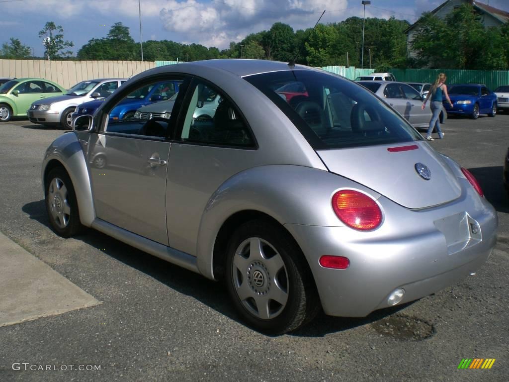 2001 New Beetle GLS Coupe - Silver Arrow Metallic / Black photo #5