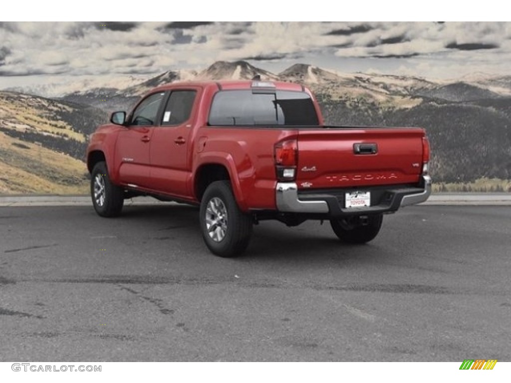 2019 Tacoma SR5 Double Cab 4x4 - Barcelona Red Metallic / Cement Gray photo #3