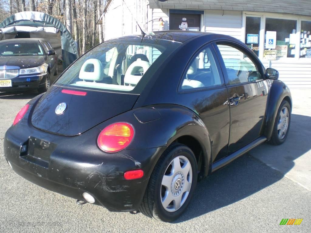 2001 New Beetle GLS Coupe - Black / Black photo #7