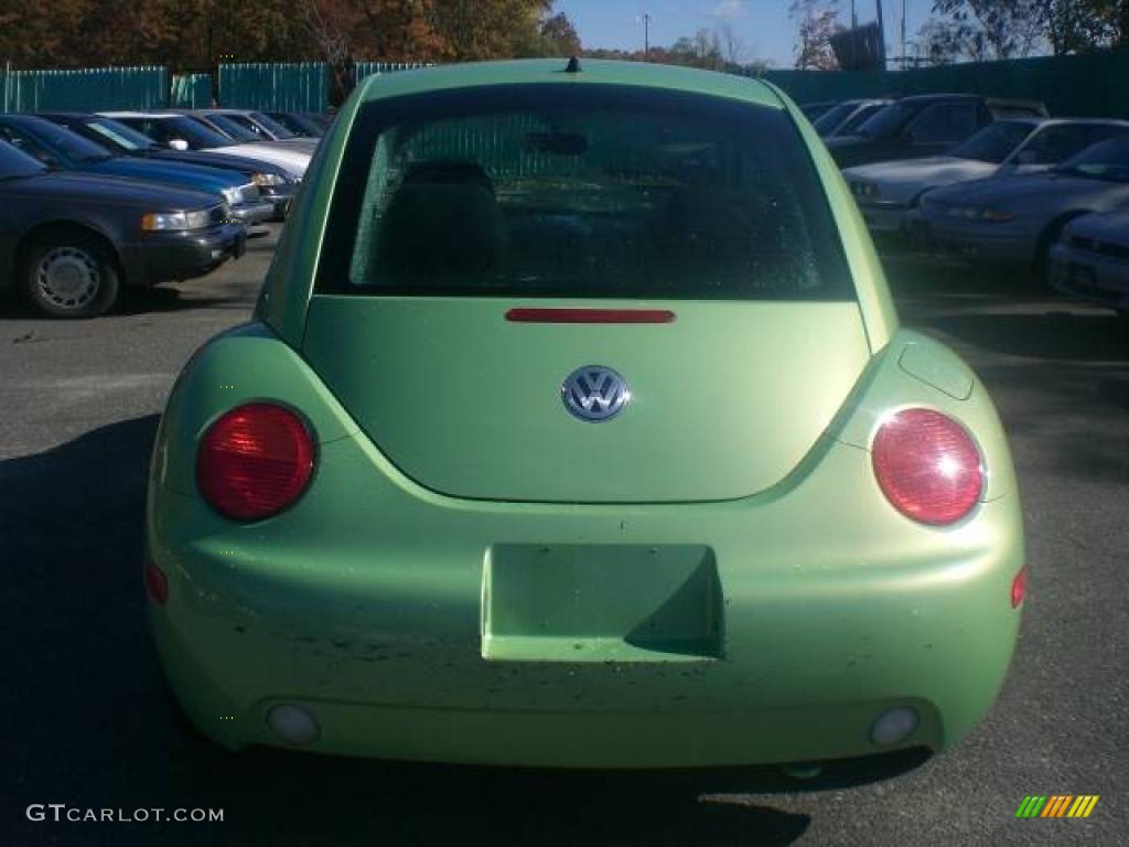 2003 New Beetle GL Coupe - Cyber Green Metallic / Grey photo #6