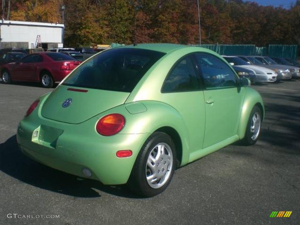 2003 New Beetle GL Coupe - Cyber Green Metallic / Grey photo #7