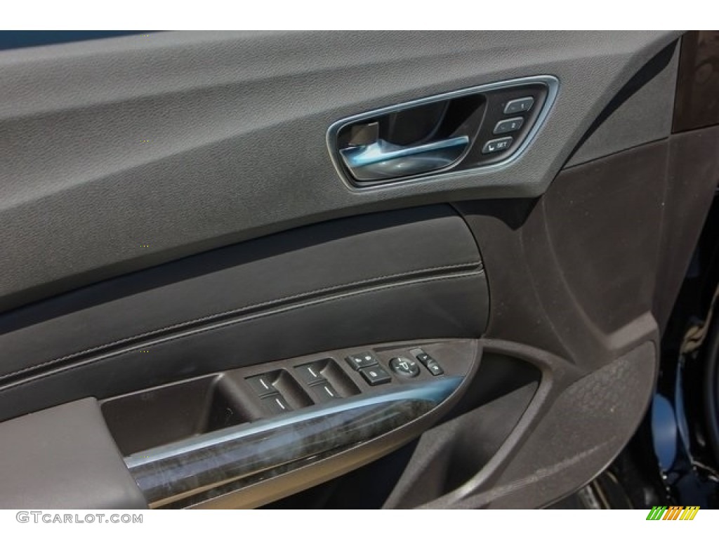 2019 Acura TLX Sedan Ebony Door Panel Photo #129722739