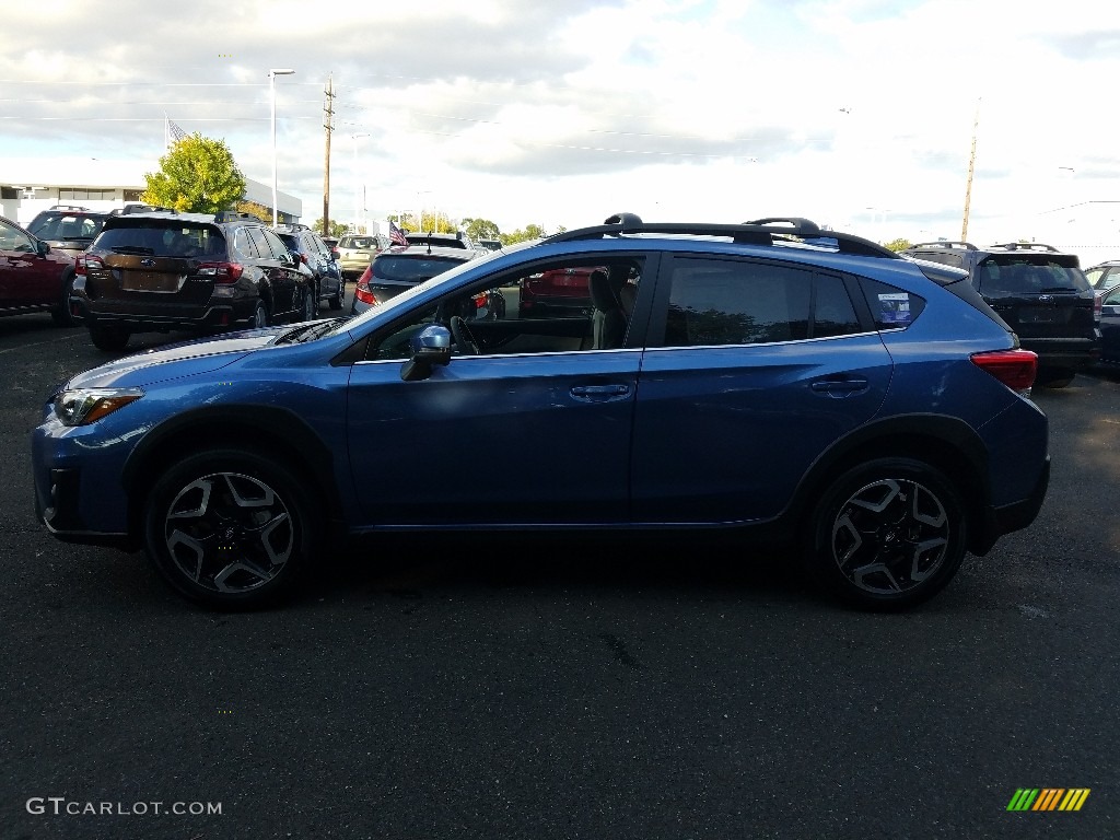 2019 Crosstrek 2.0i Limited - Quartz Blue Pearl / Gray photo #3