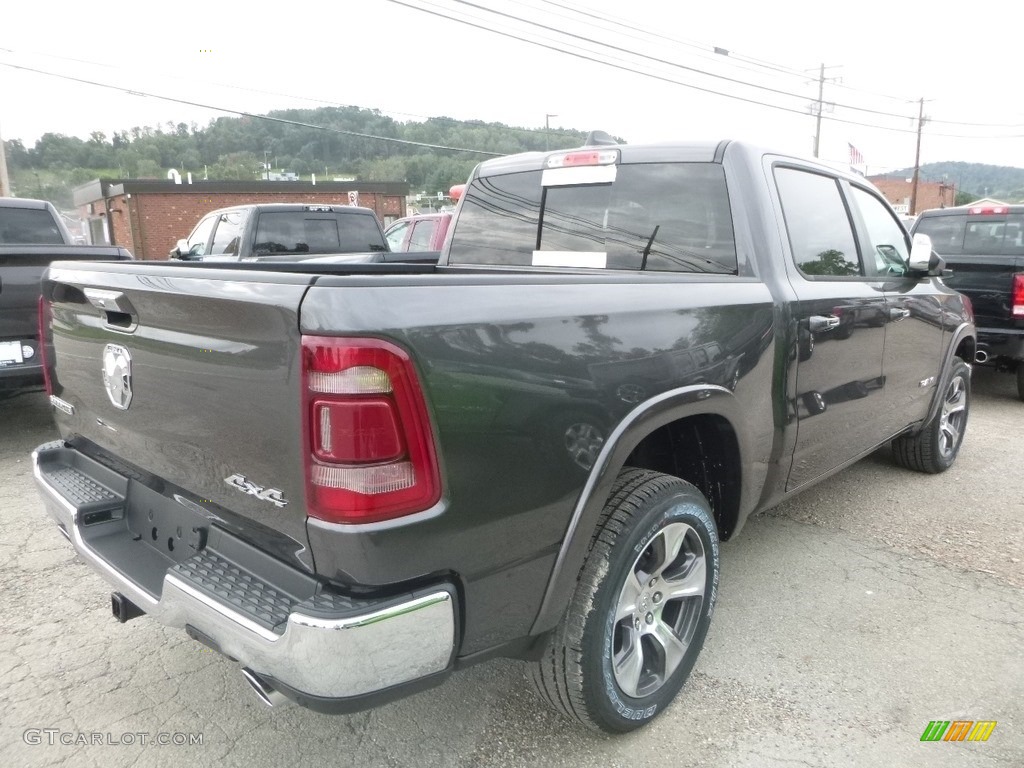 2019 1500 Laramie Crew Cab 4x4 - Granite Crystal Metallic / Black photo #5