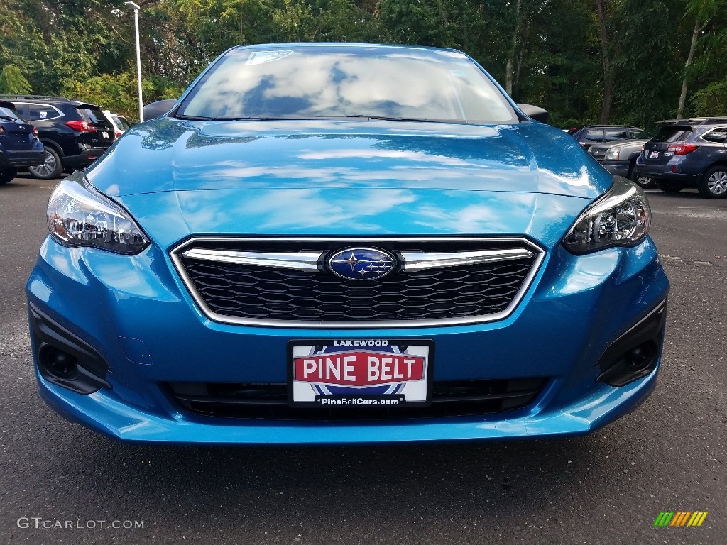 2019 Impreza 2.0i 5-Door - Island Blue Pearl / Black photo #2