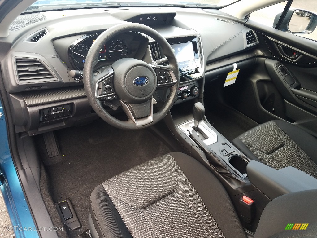 Black Interior 2019 Subaru Impreza 2.0i 5-Door Photo #129724279