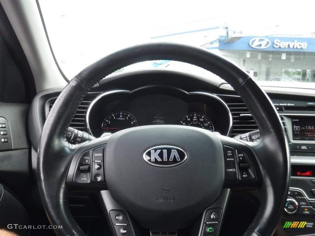 2013 Optima SX - Remington Red / Black photo #23