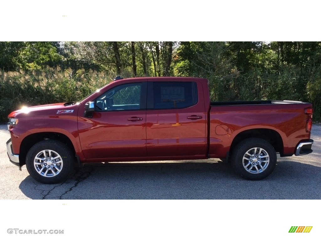 2019 Silverado 1500 LT Crew Cab 4WD - Cajun Red Tintcoat / Jet Black photo #3