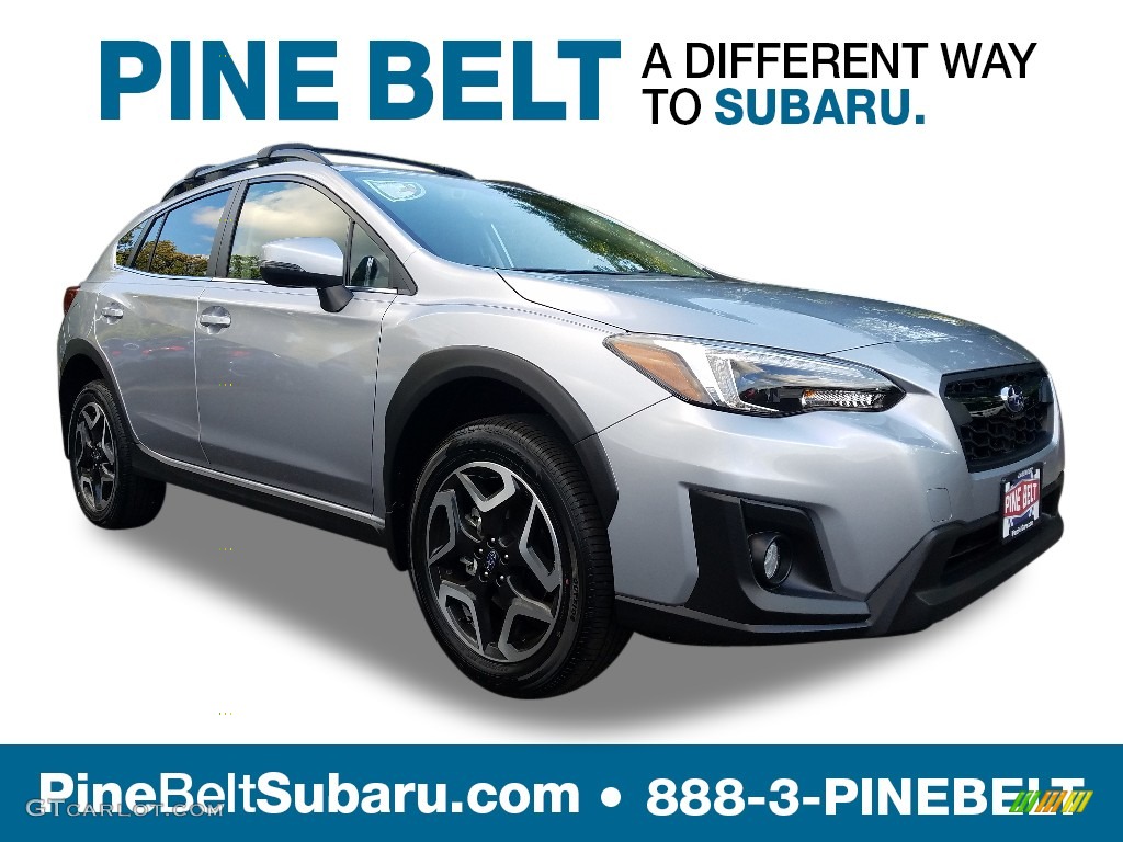 2019 Crosstrek 2.0i Limited - Ice Silver Metallic / Black photo #1