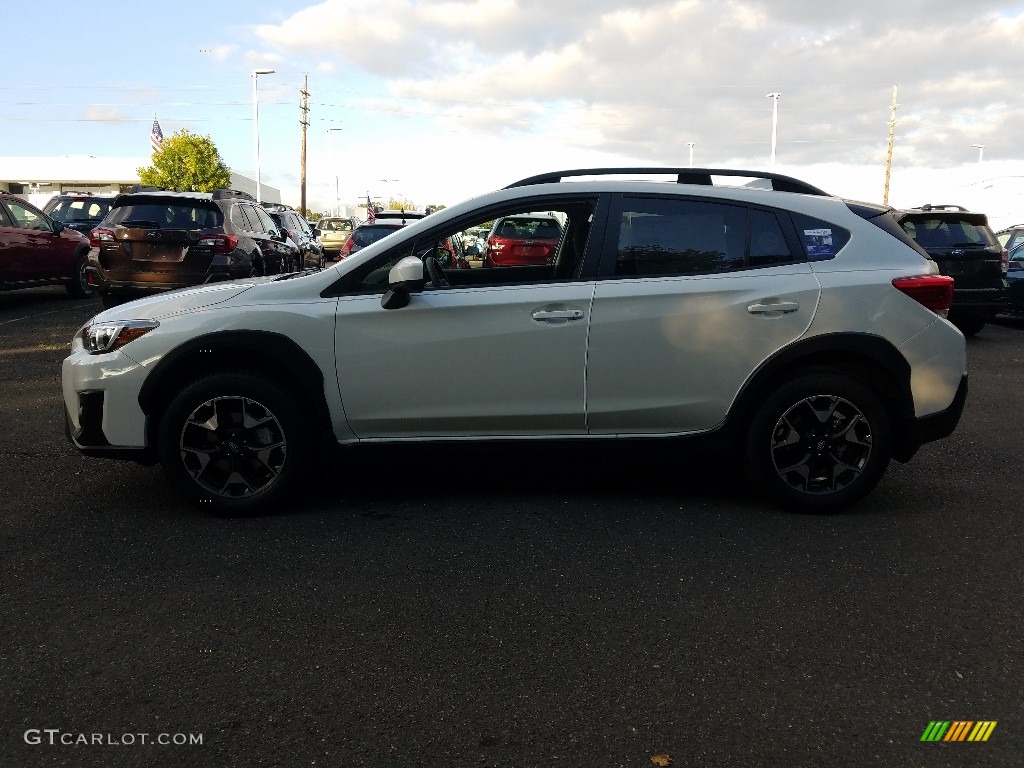 2019 Crosstrek 2.0i Premium - Crystal White Pearl / Black photo #3