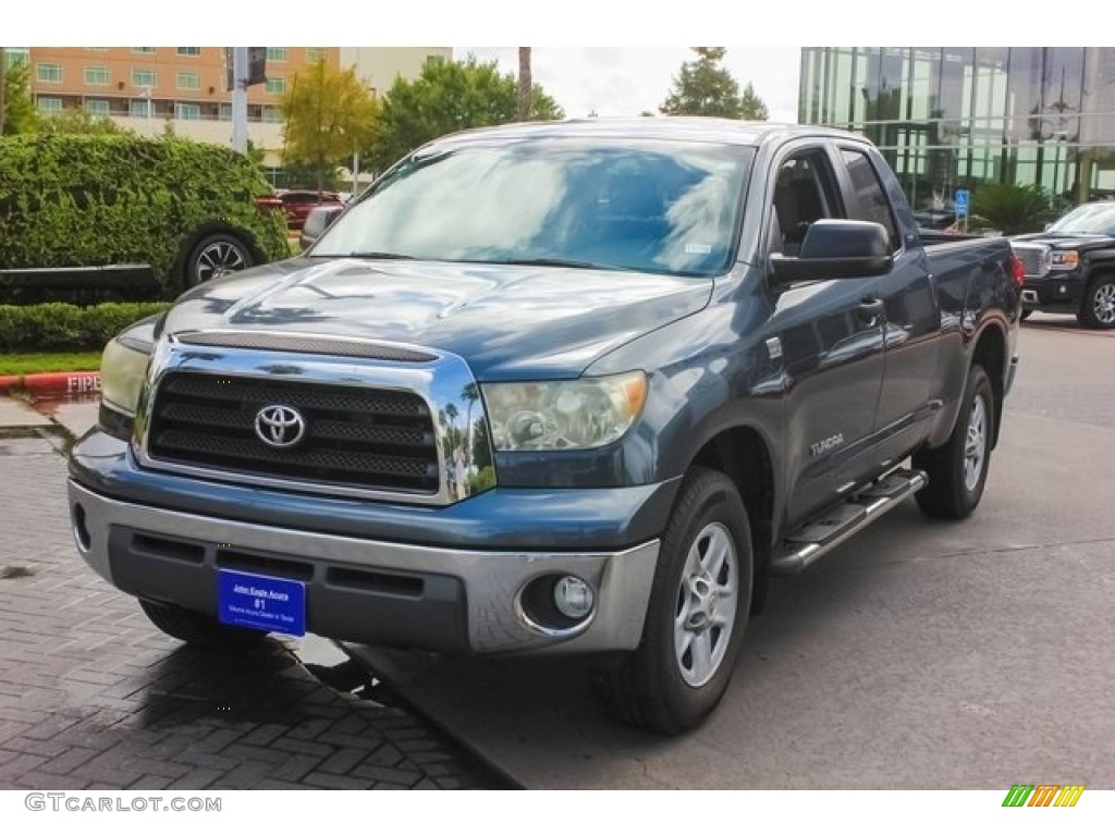 2008 Tundra SR5 Double Cab - Slate Gray Metallic / Graphite Gray photo #3