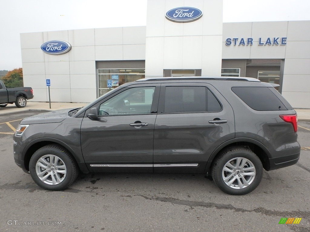 2018 Explorer XLT 4WD - Magnetic Metallic / Ebony Black photo #9