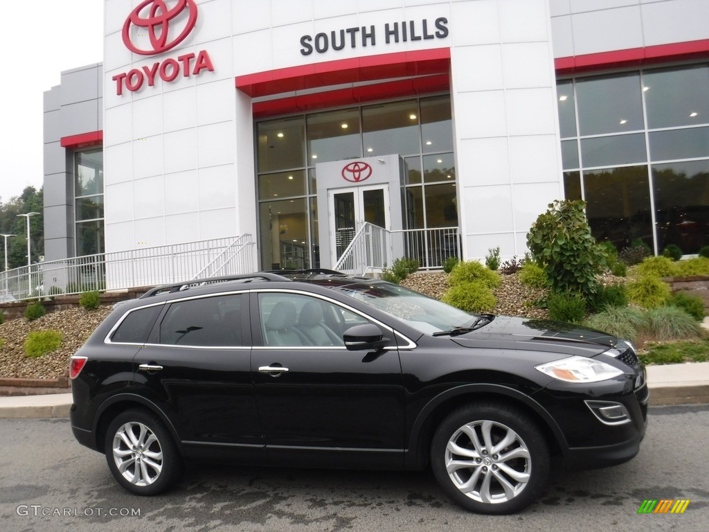 2011 CX-9 Grand Touring AWD - Brilliant Black / Sand photo #2