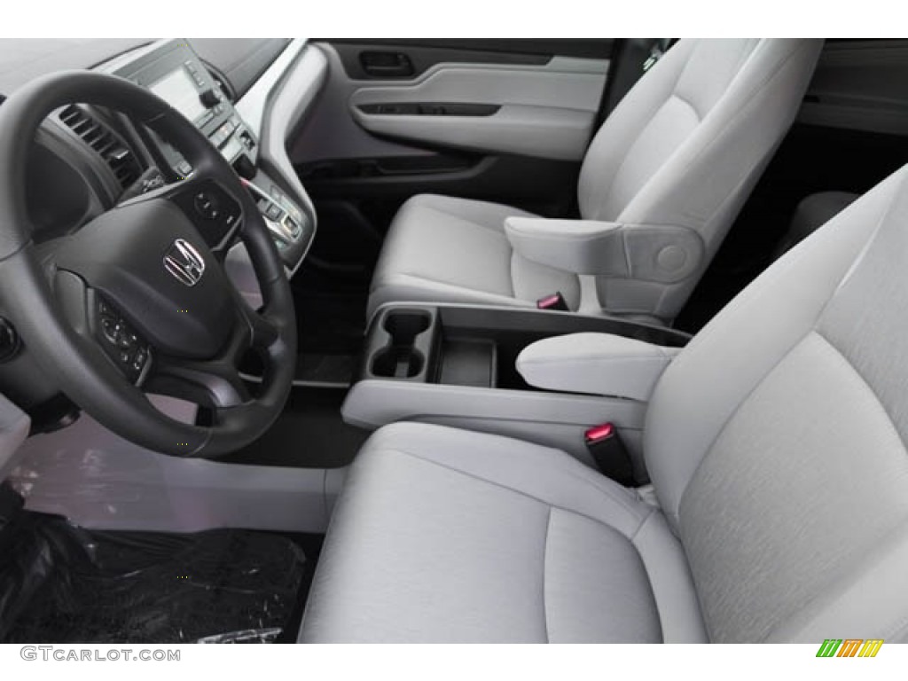 Gray Interior 2019 Honda Odyssey LX Photo #129730381