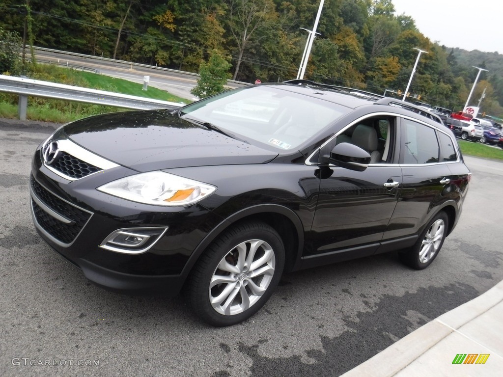2011 CX-9 Grand Touring AWD - Brilliant Black / Sand photo #6