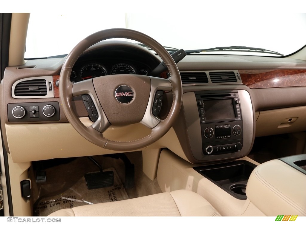 2011 Yukon SLT 4x4 - Gold Mist Metallic / Light Tan photo #8