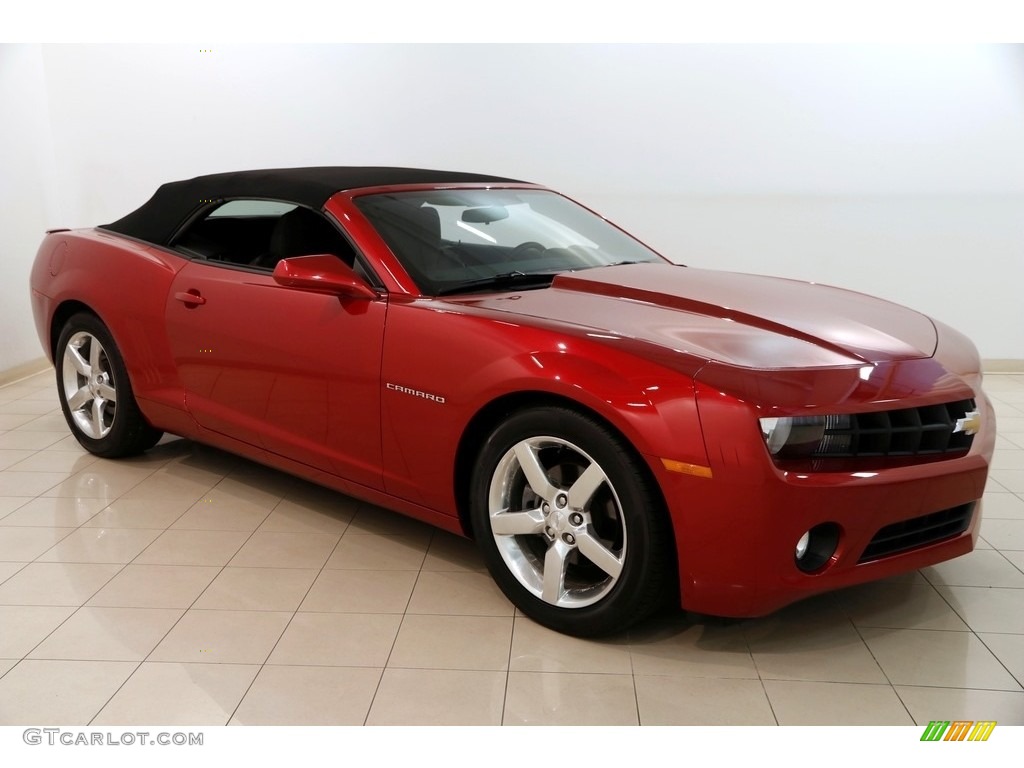 2013 Camaro LT Convertible - Crystal Red Tintcoat / Black photo #2