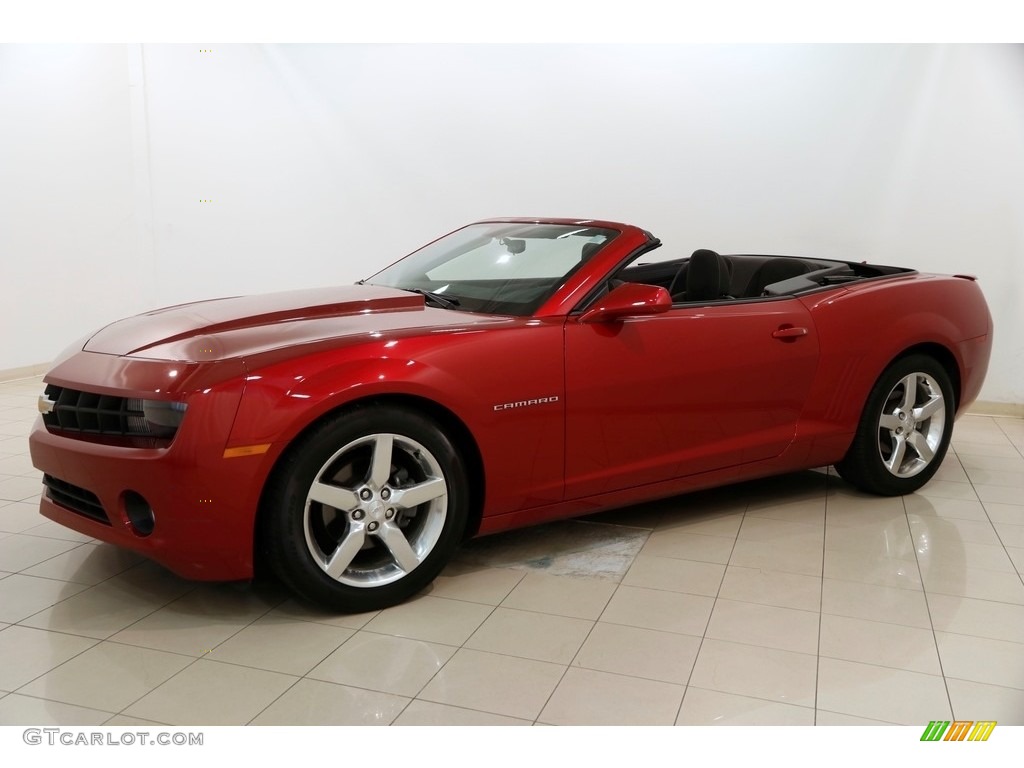 2013 Camaro LT Convertible - Crystal Red Tintcoat / Black photo #4