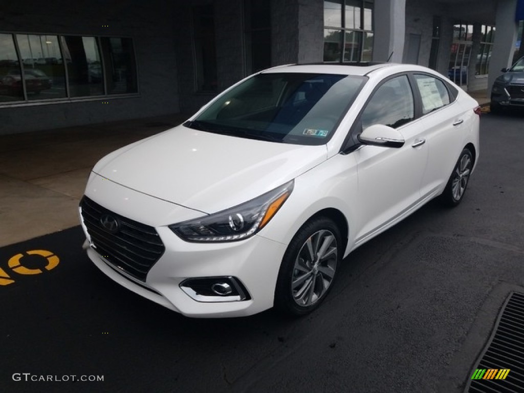 Frost White Pearl 2019 Hyundai Accent Limited Exterior Photo #129734881