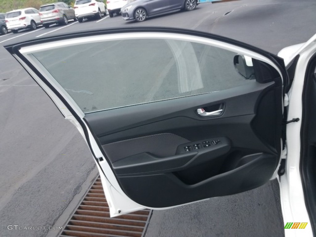 2019 Hyundai Accent Limited Black Door Panel Photo #129734962