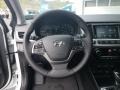 2019 Hyundai Accent Black Interior Steering Wheel Photo