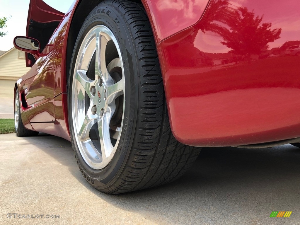 2001 Corvette Convertible - Magnetic Red II Metallic / Light Oak photo #24