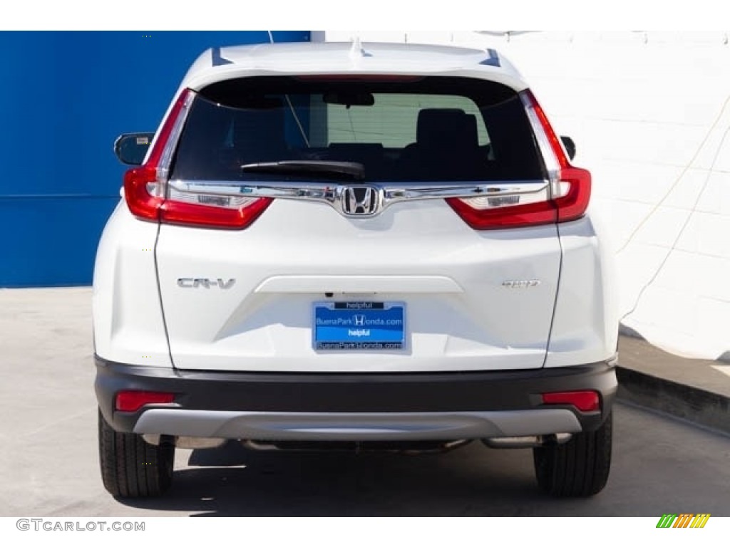 2018 CR-V EX AWD - White Diamond Pearl / Black photo #6