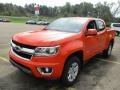 Crush (Orange) 2019 Chevrolet Colorado LT Crew Cab 4x4 Exterior