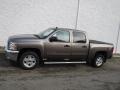 2012 Mocha Steel Metallic Chevrolet Silverado 1500 LT Crew Cab 4x4  photo #2