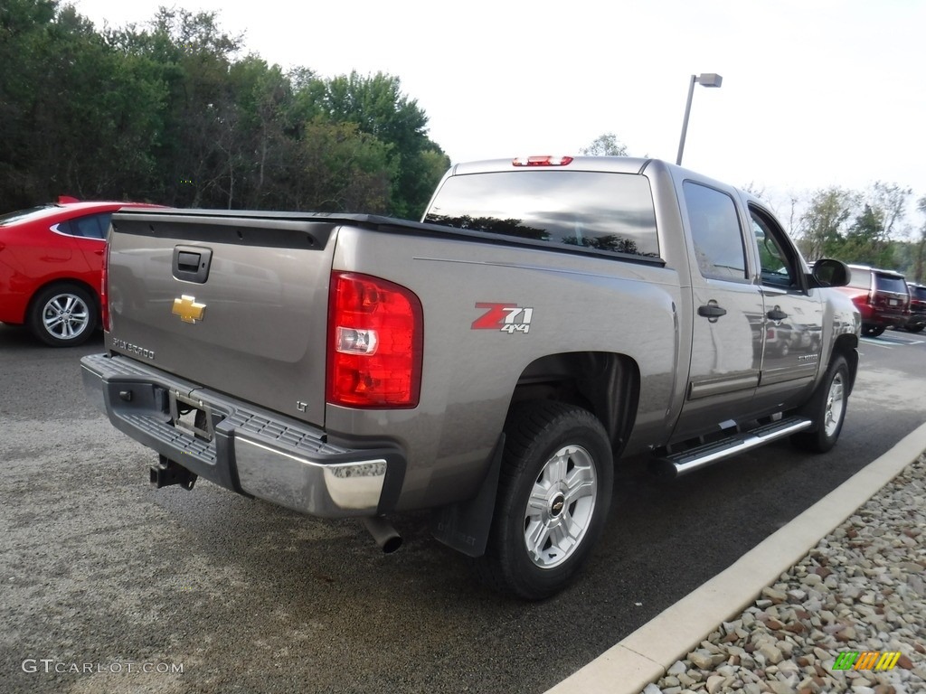 2012 Silverado 1500 LT Crew Cab 4x4 - Mocha Steel Metallic / Ebony photo #9