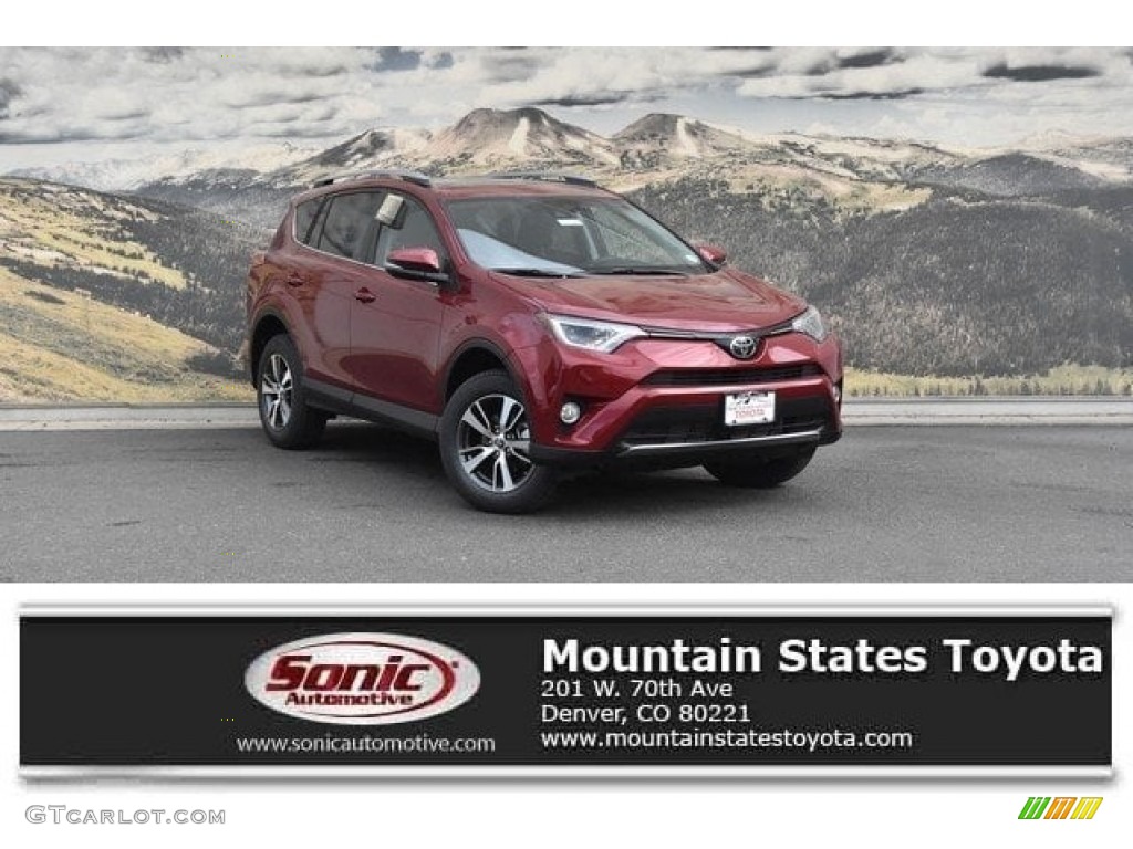 2018 RAV4 XLE AWD - Ruby Flare Pearl / Black photo #1
