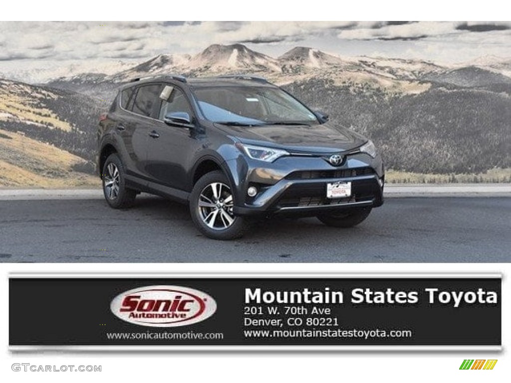 2018 RAV4 XLE AWD - Magnetic Gray Metallic / Black photo #1