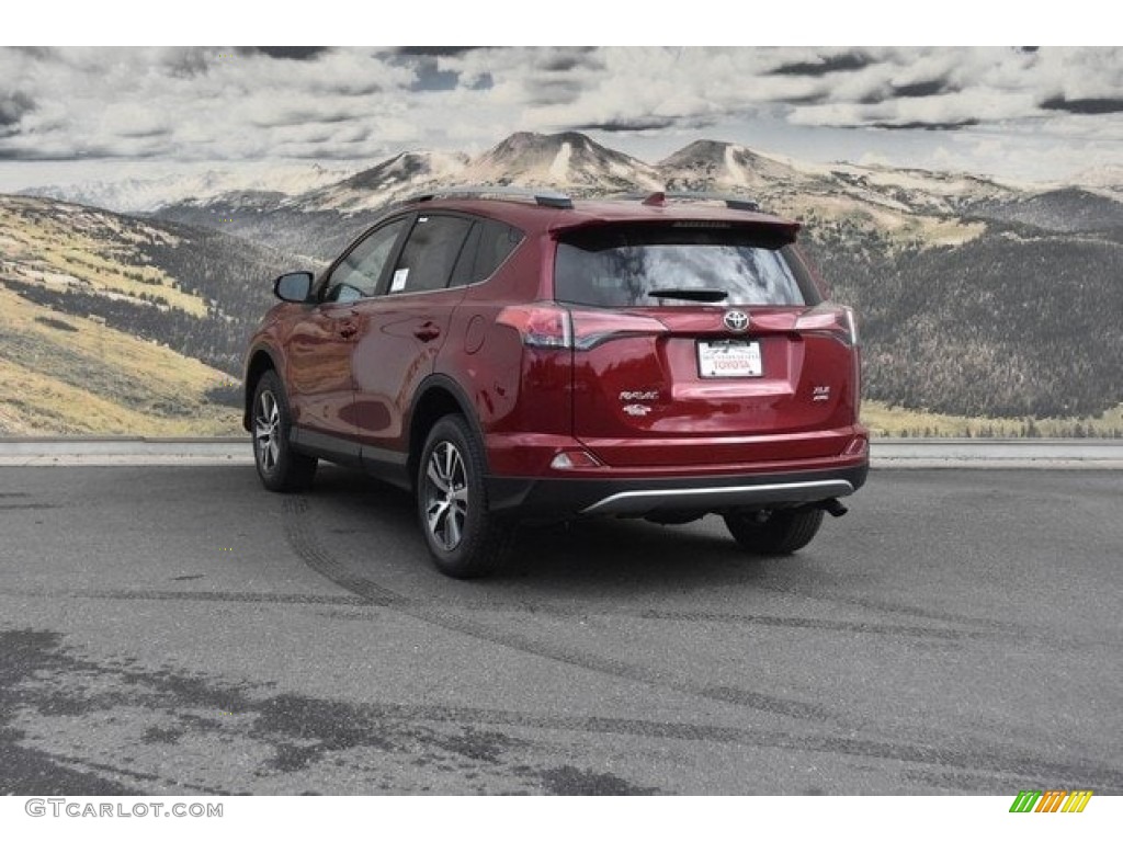 2018 RAV4 XLE AWD - Ruby Flare Pearl / Black photo #3