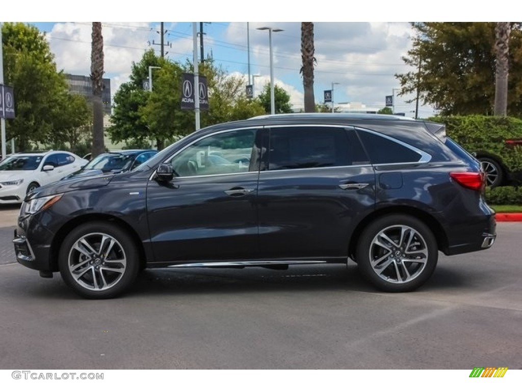 Gunmetal Metallic 2019 Acura MDX Sport Hybrid SH-AWD Exterior Photo #129743626