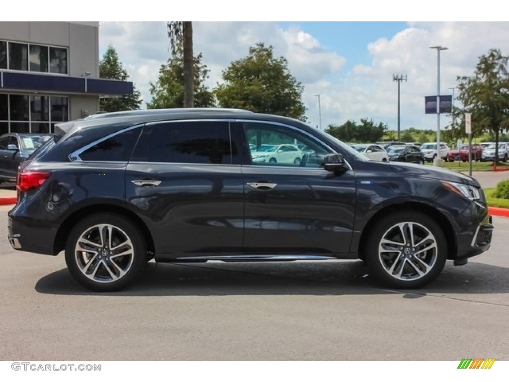 Gunmetal Metallic 2019 Acura MDX Sport Hybrid SH-AWD Exterior Photo #129743674
