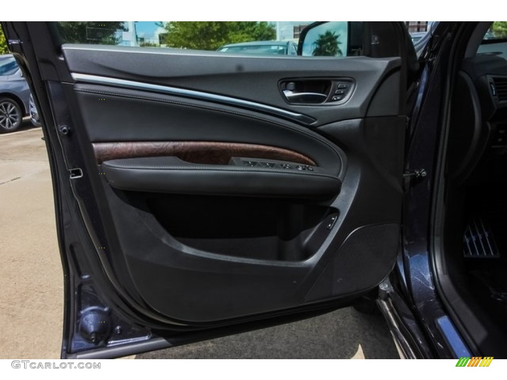 2019 Acura MDX Sport Hybrid SH-AWD Ebony Door Panel Photo #129743764