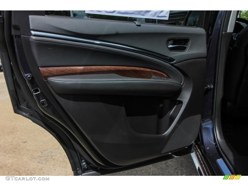 2019 Acura MDX Sport Hybrid SH-AWD Ebony Door Panel Photo #129743791