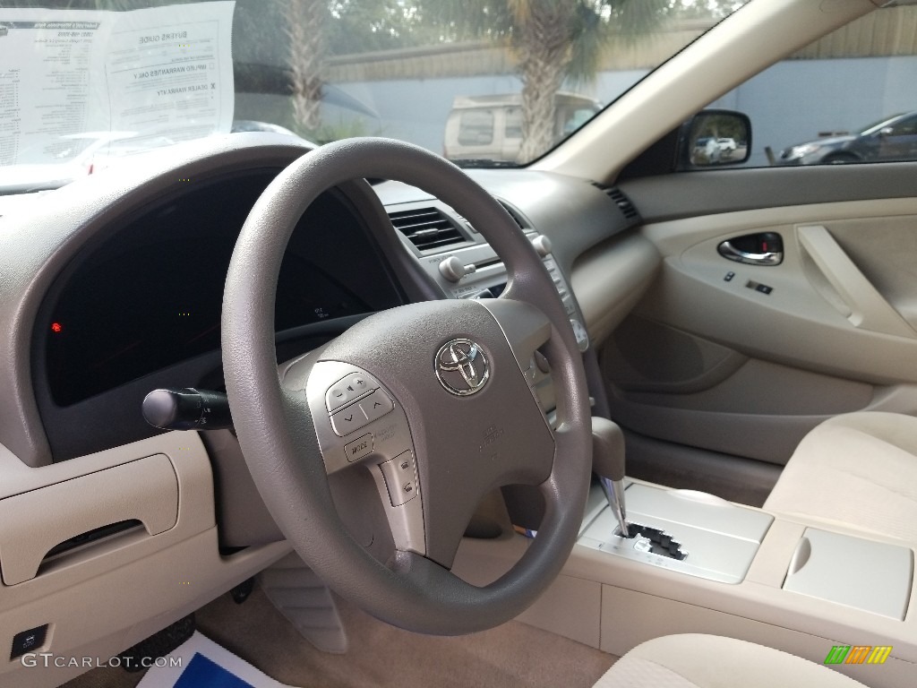 2010 Camry LE - Magnetic Gray Metallic / Bisque photo #11