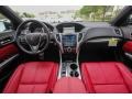 Red 2019 Acura TLX V6 SH-AWD A-Spec Sedan Dashboard