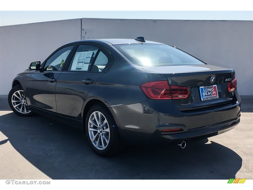 2018 3 Series 320i Sedan - Mineral Grey Metallic / Black photo #2