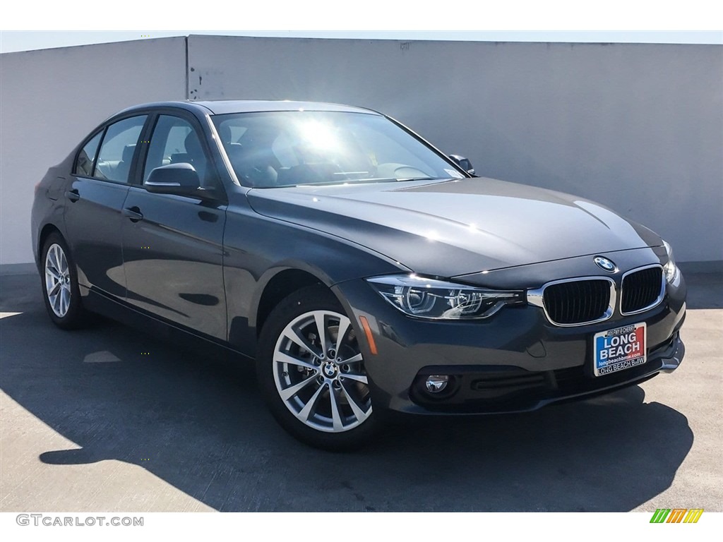 2018 3 Series 320i Sedan - Mineral Grey Metallic / Black photo #12