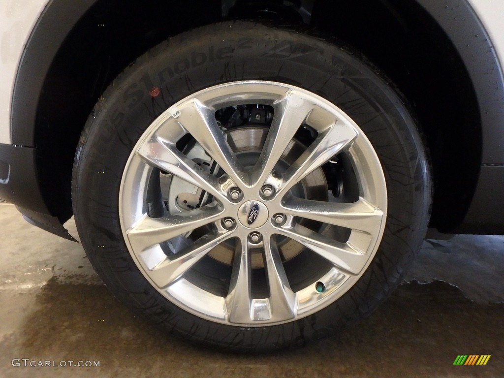 2018 Explorer XLT 4WD - Oxford White / Ebony Black photo #5