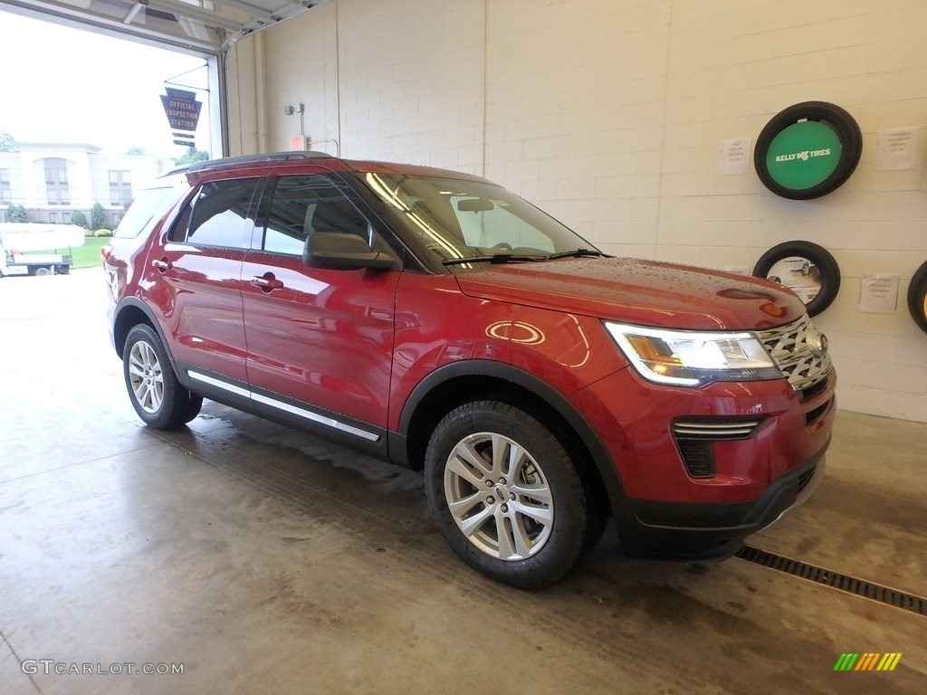 Ruby Red 2018 Ford Explorer XLT 4WD Exterior Photo #129747991