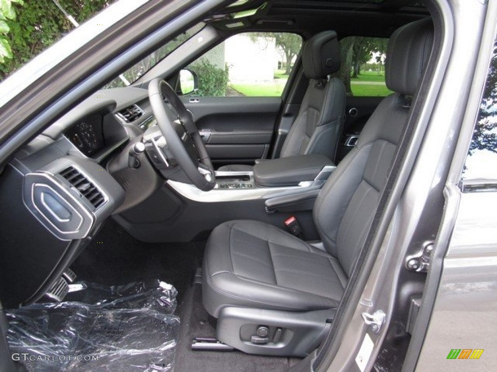 Ebony/Ebony Interior 2019 Land Rover Range Rover Sport Supercharged Dynamic Photo #129748046